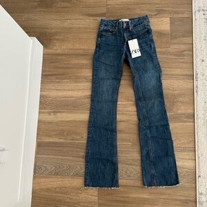 Zara bootcut fray jeans